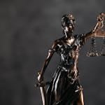 Themis Sculpture with Libra - Avi Perera