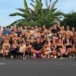 The new colonisers in Bali and other South East Asian countries, including Thailand, group photo of viral racist white run club